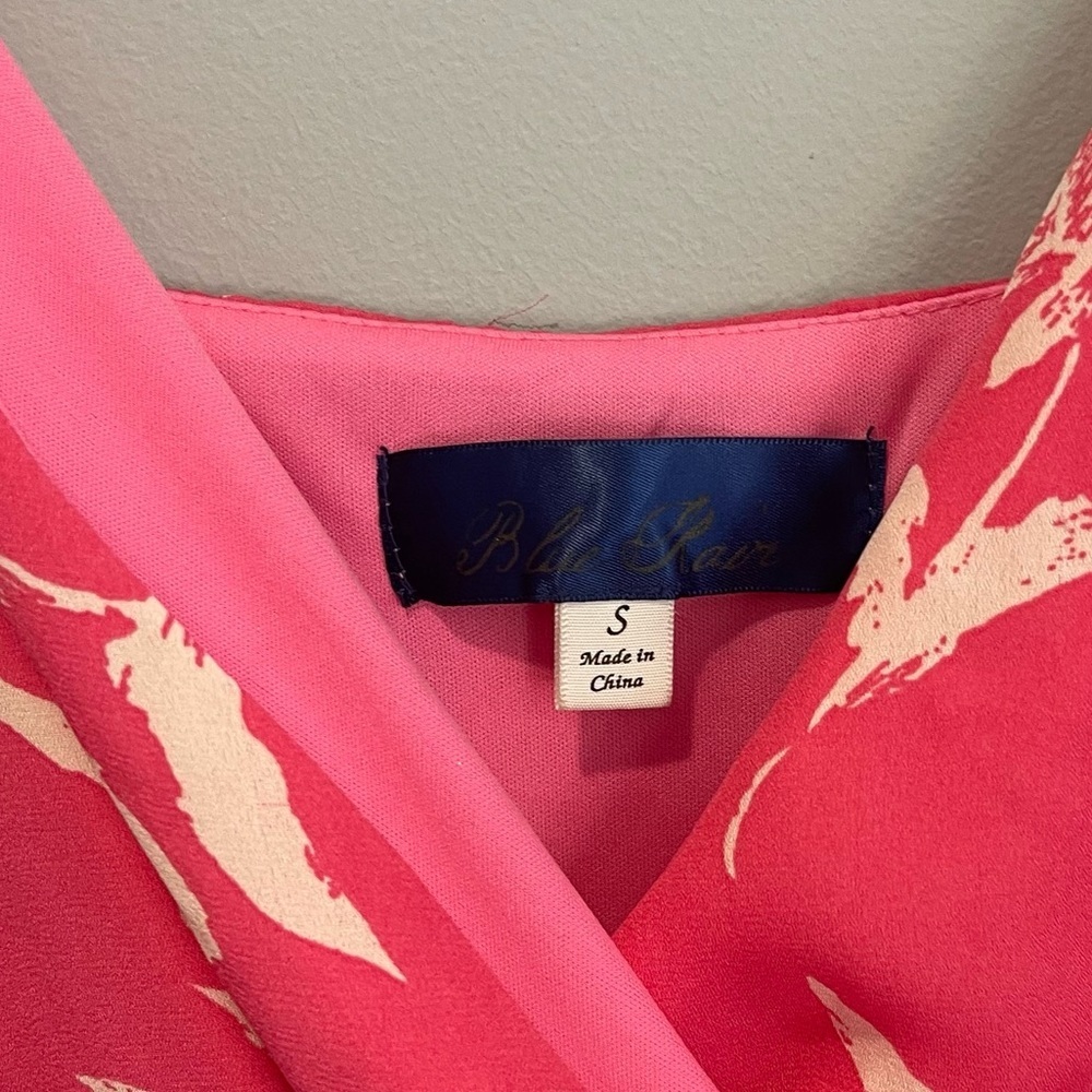 Blue Rain Pink and White Floral Dress - Picture 5 of 5